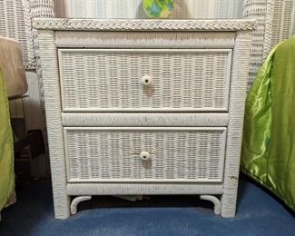 Wicker Side Table