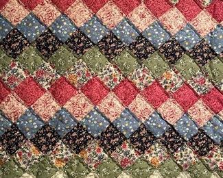 Around the World pattern quilt