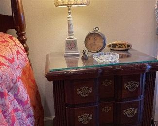 1 of 2 bedside tables by Singer