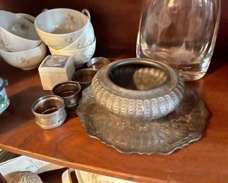 sterling napkin holders