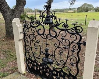 Mrs Powers Garden Gate- Hard to find Wrought Iron Mackenzie-Childs