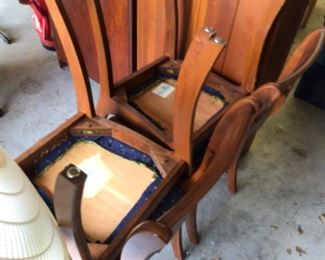 Walnut Chairs (4)