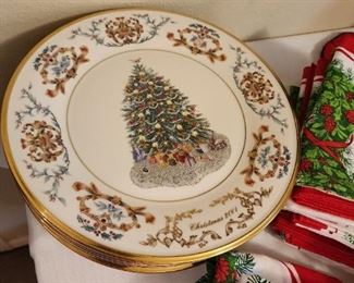 Lenox Christmas plates