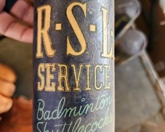 badminton shuttlecocks 1940's