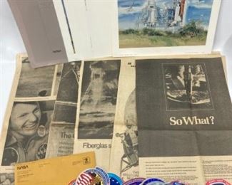 Vintage NASA Astronaut Collectible Memorabilia Lot 
