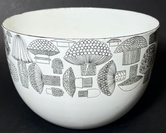 Kaj Frank For Arabia Finel Enamel Mushroom Bowl 