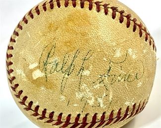 Ralph Kiner 1951 Pittsburgh Pirates Autographed Spalding Official National League Baseball