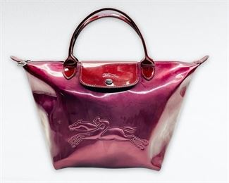 Longchamp Limited Edition Maroon Tote Bag