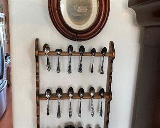 Silver plate spoons