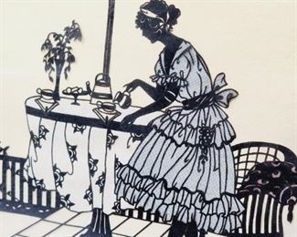 CUT PAPER PICTURE, CIRCA 1920