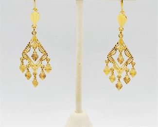 22 CARAT GOLD EARRINGS