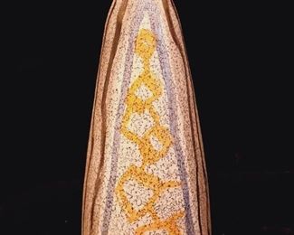 1950S POTTERY VASE, SIGNED