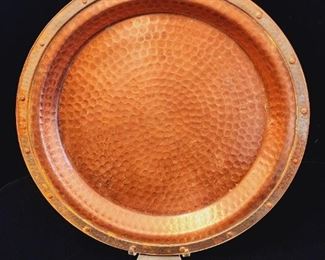 HAMMERED COPPER TRAY