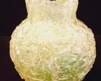 SIGNED ART GLASS VASE