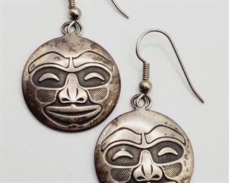 NORTHWEST COAST SILVER EARRINGS