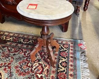 Vintage Small Marble-top table