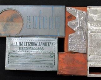 Vintage Printing Blocks