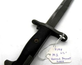 M1 Garand Bayonet Korea