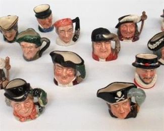 Royal Doulton Small Toby Mugs