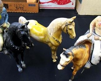 Vintage Cowboy and Horses