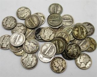 Silver Mercury Dimes