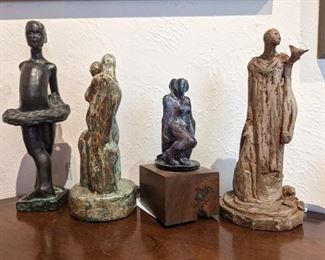 Storm Townsend Baillerina Bronze                                                  Storm Townsend Prelude Plaster                                                      
Storm Townsend Back to Back Couple Plaster                                                                     Storm Townsend St. Francis Plaster