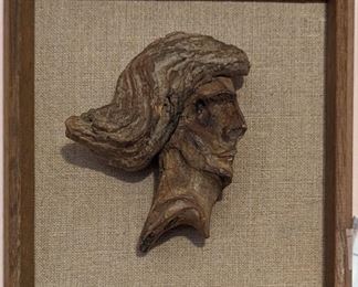 Carved Profile Artist Unidentified