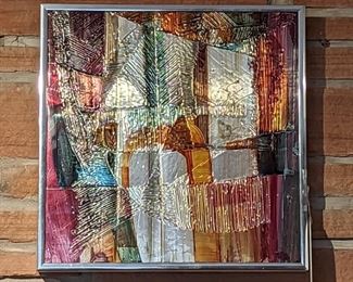 Mary Todd Beam Tooled Foil with Acrylic