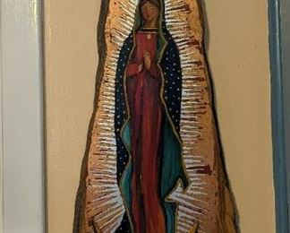 Our Lady of Guadalupe Wood, Oil, Copper