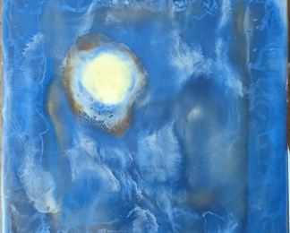 Marilyn Christensen Moon Encaustic