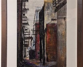 Mary Carroll Nelson City Scene of an Alley