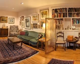 Saporous Parlor Scene with Vintage French Provincial furniture everywhere