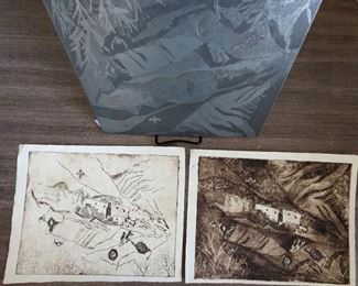  Mary Carroll Nelson Etching Plate