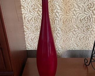 Tall Glass Vase