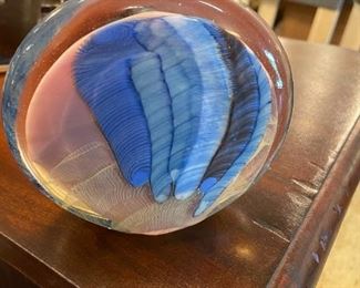 Blown Glass Paperweight