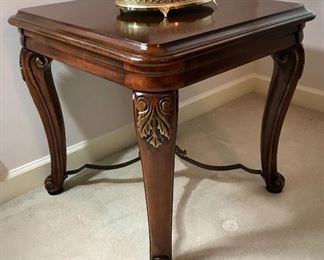 Side Table to Match Glass Top Coffee Table, 2 Available 