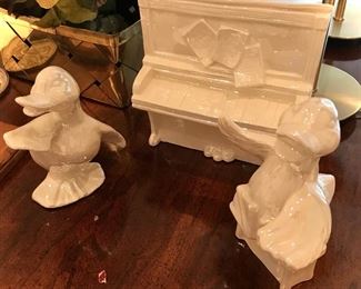 Porcelain Ducks and Piano 