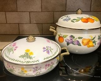 Lincoware Enameled Casserole Covered Pot Dutch Oven and Tabletops Unlimited Enameled Dutch Oven 
