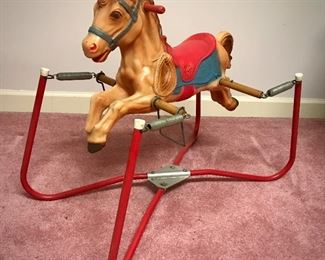 Vintage Ride-on Horse Toy 