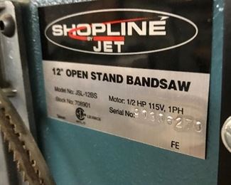 Shopline by Jet Open Stand Bandsaw 