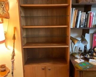 Mid Century Bookcase (2 available)
