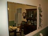 Large wall mirror