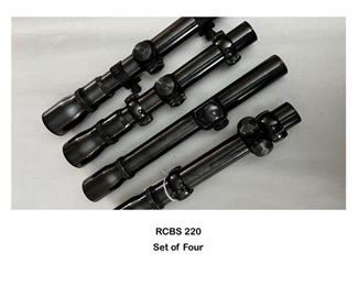 RCBS Set of Four