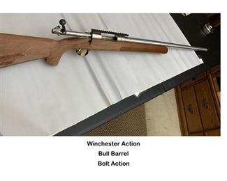 Winchester Action with Bull Barrel