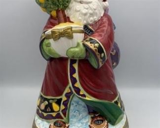 Marketplace Santa Claus Cookie Jar 12 Days
