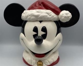 Mickey & Co Enesco Mickey Santa Cookie Jar 291374