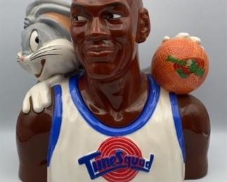 WB Space Jam Michael Jordan Cookie Jar 1996