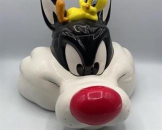 Looney Tunes Sylvester Cookie Jar 1994 No Box