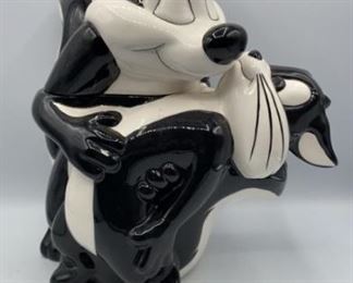 Pepe’ Lepew WB 1996 Cookie Jar No Box