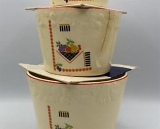 Set of 3 Nesting Bowls Pantry Bak-In Ware